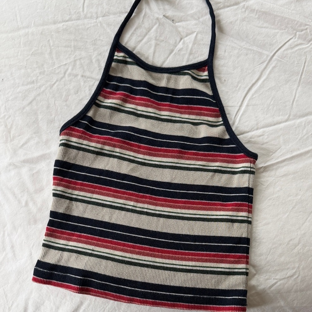 Brandy Melville Multicolor Striped Tank Top
